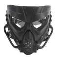 thumbnail image 2 of Protección facial completa negra, lente transparente ergonómica para juegos CS, actividades al aire libre de Halloween, 2 of 5