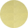 thumbnail image 1 of Ahgly Company Machine Washable Indoor Round Transitional Sun Yellow Area Rugs, 7' Round, 1 of 7