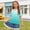A199 Green, variant on Tween Girls Tee Short Sleeve Cold One Shoulder Asymmetrical Tops Star Print Ombre Gradient Pattern Casual Shirts Summer Trendy Streetwear Daily Playwear Clothes