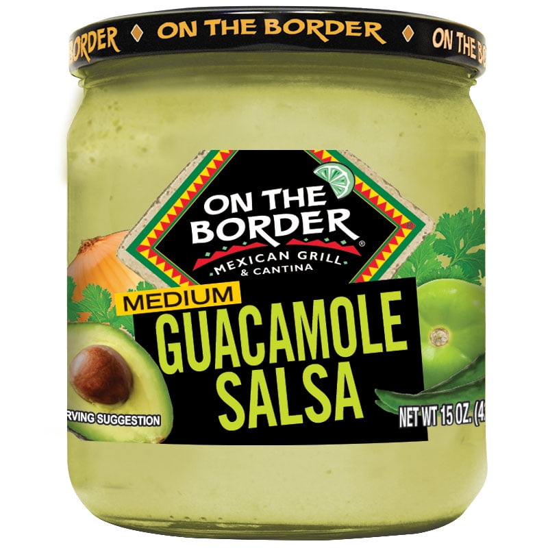 15 oz On The Border Medium Guacamole Salsa