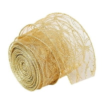 DefiDgd 79inch Christmas Ribbon Gift Wrapping Decoration,for Xmas Tree Decor,Gift Wrapping Box, Bows,Wreath,Garland,Wedding Party Supplies(G)