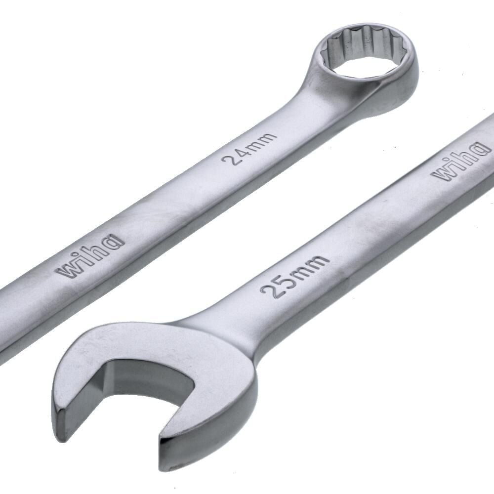Wiha Tools 31 Piece Combination Wrench Tray Set - SAE and Metric