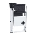 thumbnail image 5 of 1-piece Padded Folding Chair,Outdoor Chair Camping Chair with Side Table and Storage Pockets,Lightweight Oversized Directors Chair for Indoor,Outdoor Camping,Picnics and Fishing, 5 of 6