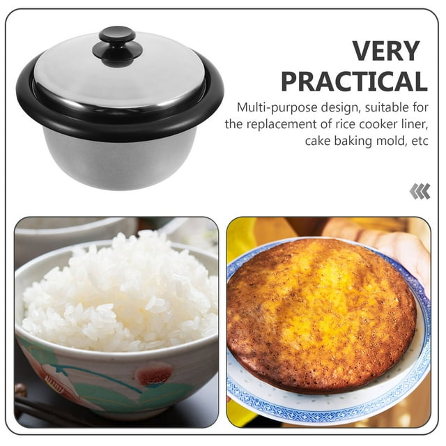 Phenofice 1 Set of Rice Cooker Replace Liner Aluminum for Cooking Timer in Households