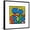 Black Frame, variant on Art.com Untitled Pop Art Giclee Print by Keith Haring, 16" x 16"