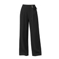thumbnail image 4 of JYnXIANTI Wide Leg Pants for Women Loose Flowy High Waist Pants Breathable Beach Trousers Travel Outfit with Pockets(Black,Small), 4 of 7