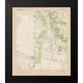 thumbnail image 2 of USGS 20x23 Black Modern Framed Museum Art Print Titled - Talpa Texas Quad - USGS 1967, 2 of 5