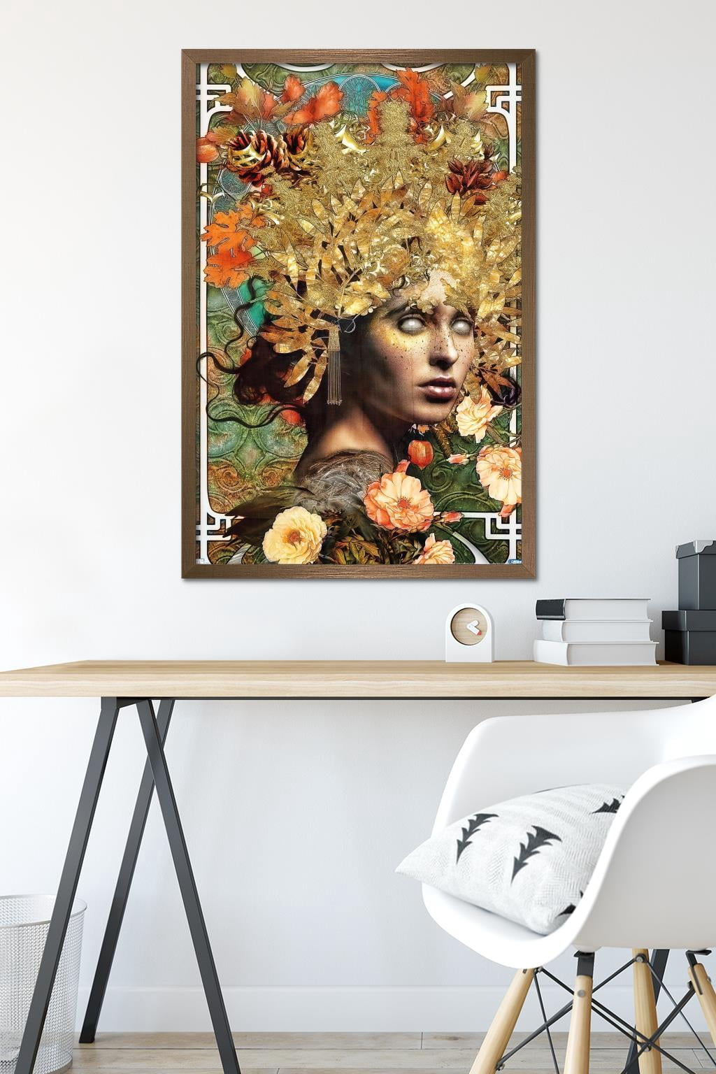 Jena DellaGrottaglia: Cosmic Zodiac - Virgo Wall Poster, 22.375" x 34" Framed