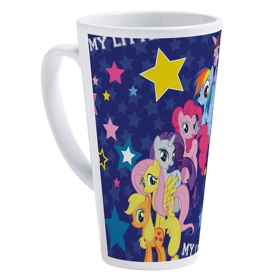 CafePress - MLP: Mane Six Stars - 17 Oz White Ceramic Latte Mug