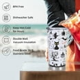 thumbnail image 3 of Gifts for Halloween, Happy Halloween Tumbler with Lid, 20 oz Pumpkin Printed Insulated Stainless Steel Travel Mug Cute Cup Gifts For Kids, Men, Women, Friends, Coworkers, 3 of 6