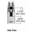 thumbnail image 5 of CRL Z512PS Polished Stainless Z-Series Round Type Flat Base Stainless Steel Clamp for 1/2" Glass, 5 of 6