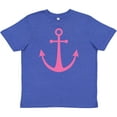 thumbnail image 3 of Inktastic Anchor Nautical pink Youth T-Shirt, 3 of 5