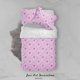thumbnail image 1 of 3D Cartoon Pink Heart Funda de edredón Juego de ropa de cama Funda de edredón Fundas de almohada 44, 1 of 3