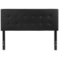thumbnail image 6 of Emma + Oliver Button Tufted Upholstered Full Size Headboard in Black Vinyl, 6 of 9