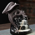 thumbnail image 2 of Dragon Decor Waterfall Incense Cone Holder Censer Encensoir Palnik Incense Meditation Backflow Ince, 2 of 5
