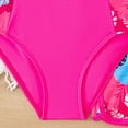 thumbnail image 7 of mgoYE Matching Swimsuits for Kids Girls Swimsiut One-Piece Bathing Suit with Mesh Cover Ups Adjustable Straps Cut Out Swimwear(Hot Pink,13-14 Years), 7 of 7