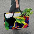 thumbnail image 7 of Reusable Oxford Cloth Laundry Organizer Cube Organizer Easter Basket Beach Bag Foldable Gray Color Home Organization Storage Bin Basket Bin Container with Handles for Bedroom, Bathroom, Dormitory, 7 of 7