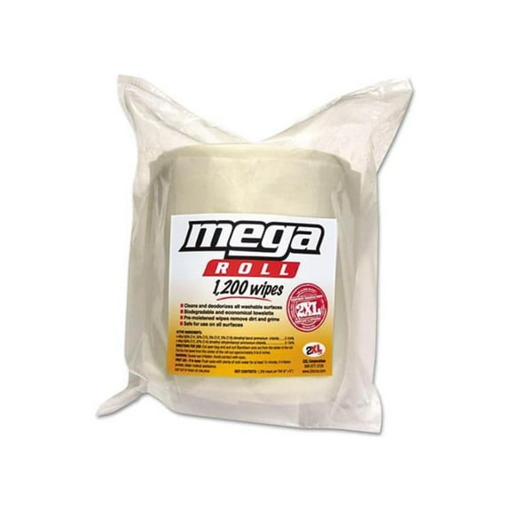 CARE WIPES 2XL-420 Multipurpose Cleaning Wipes, White, Refill, Biodegradable,