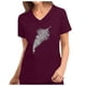 thumbnail image 2 of Ropa de protección de diamantes de imitación de manga corta para mujer Tops de color sólido informales con cuello en V Fridja  gope4621, 2 of 6