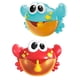 thumbnail image 1 of 2x de burbujas, adorable cangrejo soplador automático de burbujas para niños , juguete para y bañarse con música y ventosa, 1 of 9