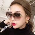 thumbnail image 2 of Womens Vintage Sunglasses Polygonal Resin Lens Metal Frame UV400 Protection Trendy Street Eyewear Everyday Use, 2 of 4