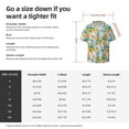 thumbnail image 7 of Sigee Colorful Fruits Print Men's Shirts Casual Button Down Short Sleeve Summer Beach Shirt Hawaiian Vacation Shirts Tee Shirt-Small, 7 of 7