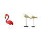 thumbnail image 1 of Estatua de estaca de jardín,Adorno de jardín con forma de flamenco,estaca para césped,patio o porche,Estatua de flamenco,figurita,escultura,playa al aire libre,Estatuas de pájaros,Estatuas, 1 of 8