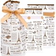 thumbnail image 1 of Paquete de 50 bolsas de regalo YONGSHENG Torre Eiffel 9 x 6 pulgadas, 1 of 4
