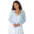 thumbnail image 5 of Bridgerton Celebrity Pink Women's and Women's Plus Square Neck Cardigan, Sizes XS-4X, 5 of 12