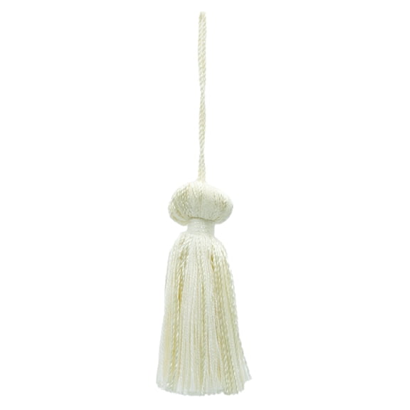 3" (7.5cm) Small Bell Tassel | Craft Tassel # BT3,, Cream Ivory #A2 (Ivory / Cream) Sold Individually