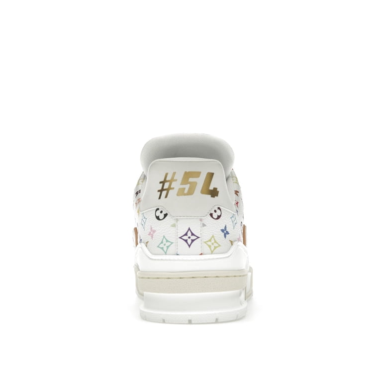 Louis Vuitton Men's LV Trainer Takashi Murakami White Shoes, from