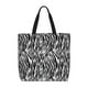 thumbnail image 1 of Fotbe Zebra Bolsa Tote con Estampado para Mujer, Bolsos con Cremallera, Bolsa de Hombro Casual de Gran Capacidad con Bolsillos Internos, 1 of 7