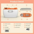 thumbnail image 6 of 2025 Upgraded 3-in-1 Electric Nail Clipper & Polisher – Automatic Nail Trimmer with LED Light, 2-Speed, USB Rechargeable, Clip Storage, Safe for Baby & Seniors（Orange）, 6 of 14