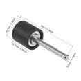 thumbnail image 2 of Unique Bargains 1/2 Inch Drum Rubber Mandrels 1/8 Inch Shank Sanding Sleeve Holder for Rotary Tools, 2 of 3