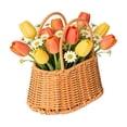 thumbnail image 4 of Bookk Handmade With Handle For Home Arrangement Dry Green Woven Storage Wedding Garden, 4 of 5