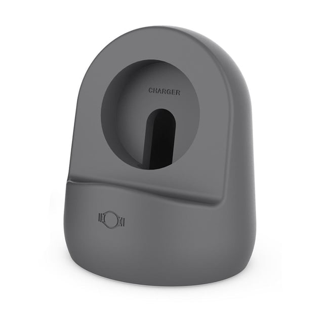 Soporte de base de carga inalámbrica para Samsung Galaxy Watch4/4 Classic/Active 2 (gris)