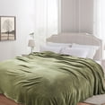 thumbnail image 4 of Super Soft Warm Solid Warm Fleece Blanket Throw Rug Sofa Bedding, 4 of 6