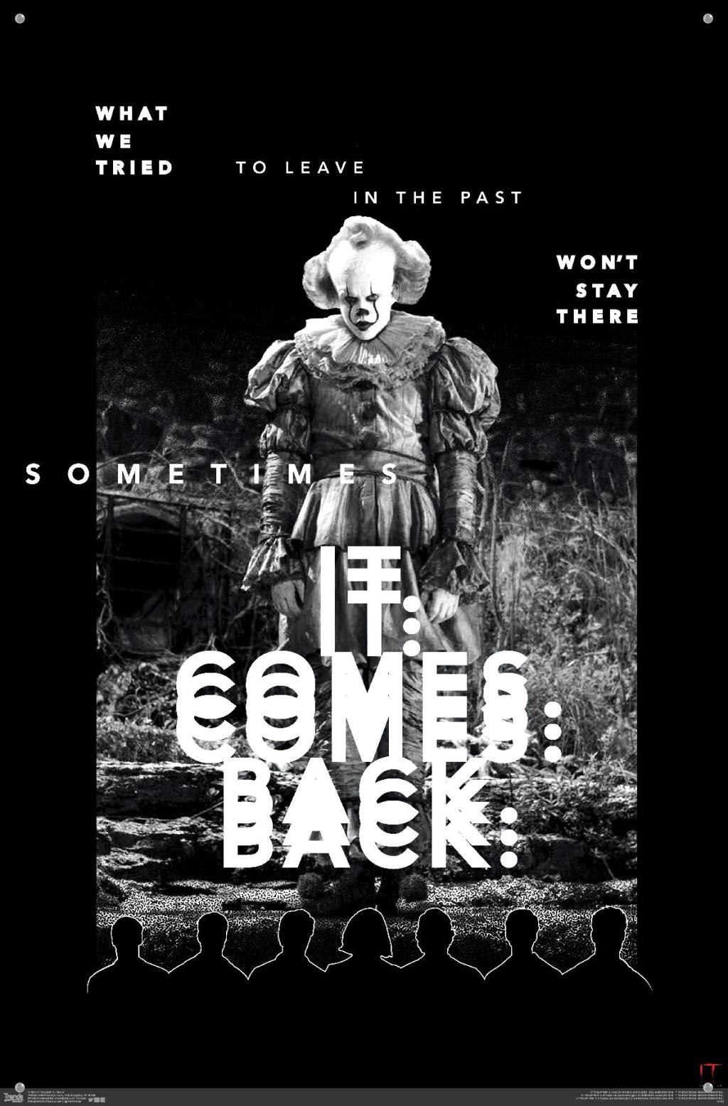 IT: Chapter 2 - Back Wall Poster with Push Pins, 22.375" x 34"