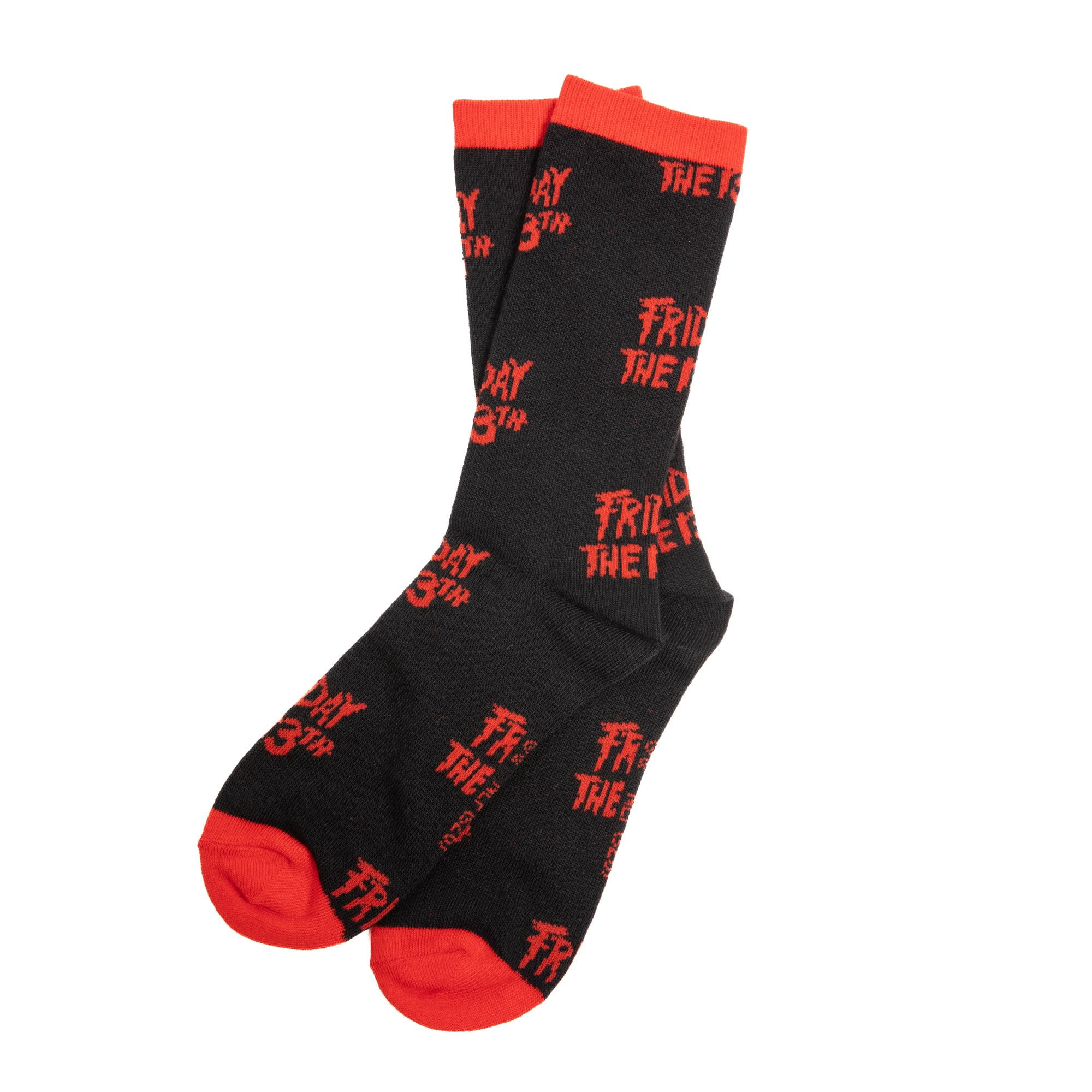 Friday the 13th Crew Socks in Blind bag which Frightening design will Your fate give you, one size fits most