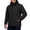 Black, variant on Vxararl Waterproof Jacket Hood Jackets with Zipper Pockets Lightweight, Breathable, Rain Shell Coat for Running Hiking Cycling Travel Windbreaker Jackets for Men Dark Gray L