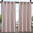thumbnail image 1 of Exclusive Home Rideaux Intérieur/extérieur Cabana Solide Panneau de Rideau à Illets, 54x96, Blush, 1 of 8