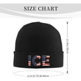 thumbnail image 3 of I Support ICE Knit hat I Stand with Ice Unisex Cuffed Beanies, 3 of 7