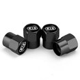 thumbnail image 1 of Hisport Reemplazo Para Ki/A Tapa De Vástago 4 Uds Tapas De Vástago De Válvula De Neumático De Coche Universal Cubierta De Aire Accesorios De Coche Hex 016 Cubierta De Vástago Negra, 1 of 4