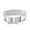 White, variant on Unisexd Solid Natural Round 0.3 Ctw Diamond Wedding Band For Him And Her (White Gold Size 12)