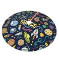 thumbnail image 2 of Kll 30" Christmas Tree Skirt Colorful Space Xmas Tree Skirts Mat For New Year Xmas Holiday Party Indoor Outdoor Home Decoration, 2 of 9