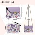 thumbnail image 7 of Pzuqiu Butterfly Floral Crossbody Leather Bags Women Metal Chain Strap Trendy Quilted Crossbody Purse for Women Exquisite Practical Leather Quilted Shoulder Bag for Daily Life, 7 of 7