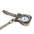 Personality Classic Retro Quartz Watch Punk Guitar Pocket Watch