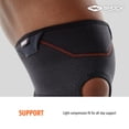 thumbnail image 4 of Shock Doctor Knee Support Compression, Light Support for Arthritis, Bursitis, Tendonitis, Patella Alignment, For Men & Women, Sold as Single unit (1), 4 of 5