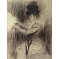 thumbnail image 3 of Ramón Casas 15x18 Black Modern Framed Museum Art Print Titled - Female Figure (circa 1900), 3 of 5