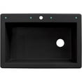 thumbnail image 3 of Transolid 33" x 22" Top Mount Radius Granite Kitchen Sink, Available in Various Colors, 3 of 4